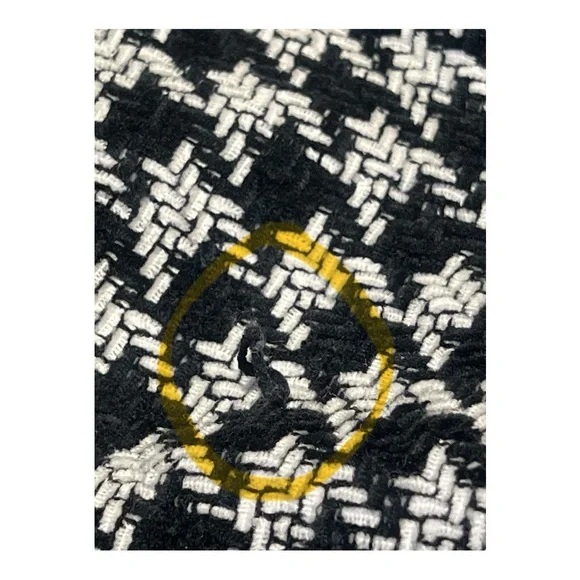 Chico’s Patched Houndstooth Statement Jacket Size 3P (16/18P) KD1 - Picture 8 of 8